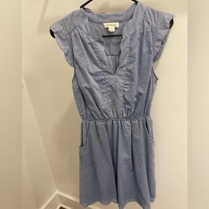 NWOT! Monteau denim blue dress WITH POCKETS! 😜